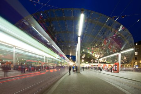 Bern train station, Bern, Switzerland, Europe