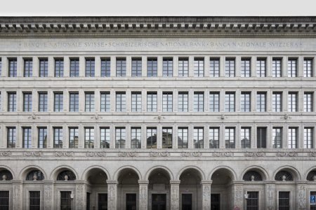 Schweizer Nationalbank, aufgenommen am 11. April 2018 in Zuerich. (KEYSTONE/Gaetan Bally)
