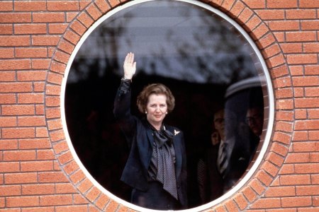 RCOD 261-X66  (37221-3).   Margaret Thatcher.  Obligatory Credit - Camera Press / Richard Open. 
Margaret Thatcher, having been forced out of the Prime Minister's job by her own party, is pictured here in 1990 in her new home in Dulwich in South London.
Born on 13th October, 1925, Margaret Hilda Thatcher, former research chemist (1947-51), called to the Bar, Lincoln's Inn (1954), became Conservative Member of Parliament for Finchley (1959-92). She rose to become leader of the Conservative party and Britain's first woman Prime Minister (1979-90).