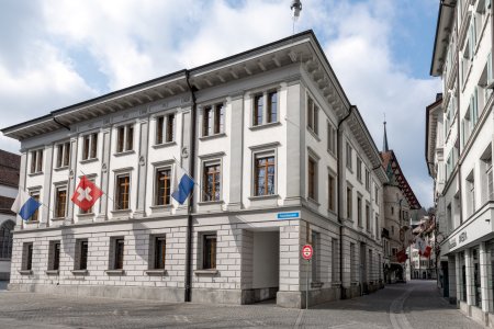 Lucerne historical buildings completely reflects the Swiss traditional style that made this country one of the famous place to visit on Earth. Taken during the Coronavirus moving restrictions on March 21st 2020, nearly empty streets emphasized the beautifulness of the city architecture. Closed offices and empty streets.