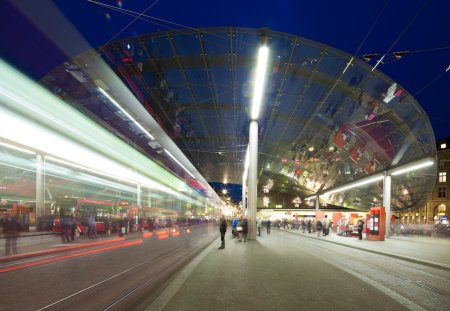 Bern train station, Bern, Switzerland, Europe