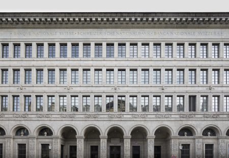 Schweizer Nationalbank, aufgenommen am 11. April 2018 in Zuerich. (KEYSTONE/Gaetan Bally)